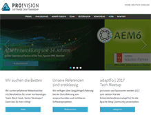 Tablet Screenshot of pro-vision.de