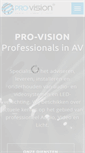 Mobile Screenshot of pro-vision.nl